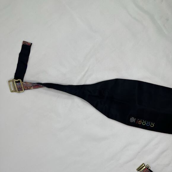 Coogi Australia 100% Silk cummerbund waist sash Multicolor, classic, elegant - Picture 7 of 7